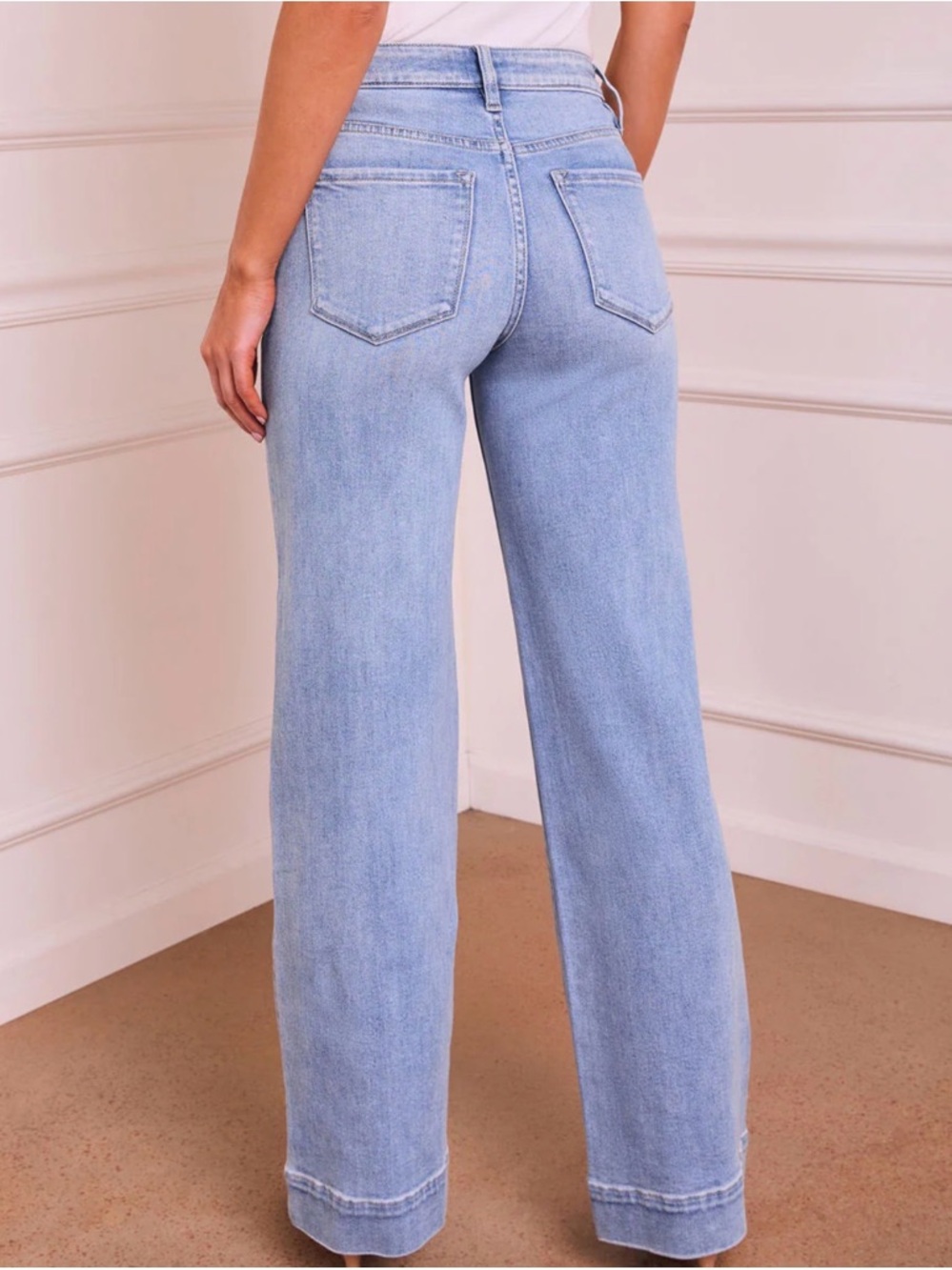Vici Rugged High-Rise Wide Leg Jeans - Picture 4 of 5